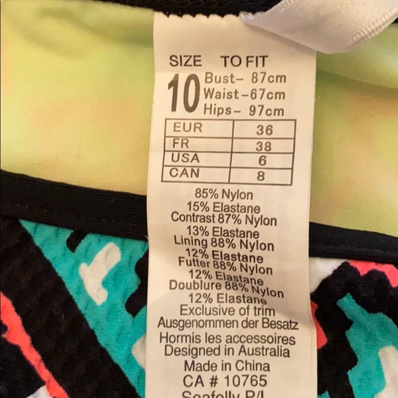 Seafolly Kasbah Bikini Bottoms Tie 6 NWT - Picture 6 of 6